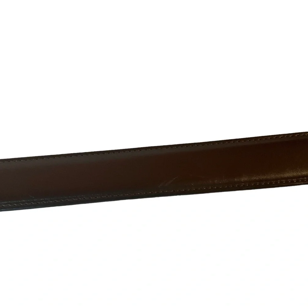 Tommy Hilfiger Brown Leather Belt Size 40
